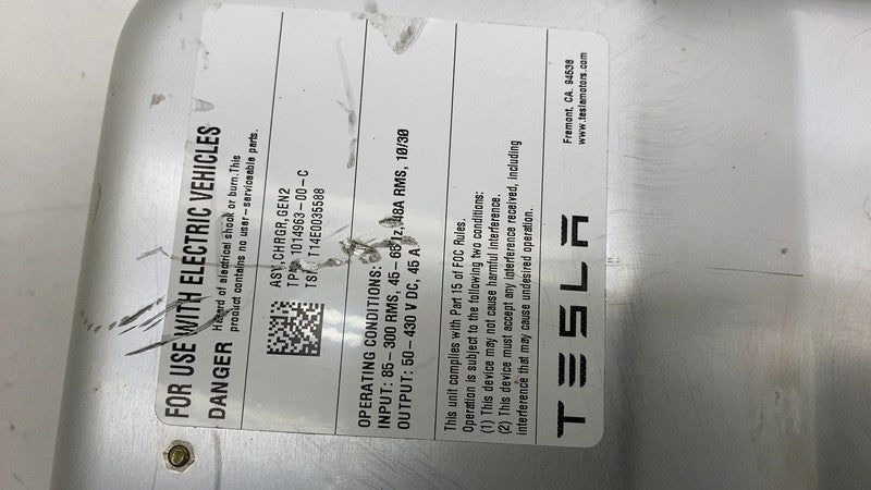 101496300C ⭕ 12-15 Tesla Model S MS Onboard Charger Module Charging Unit Gen 2 1014963-00-C