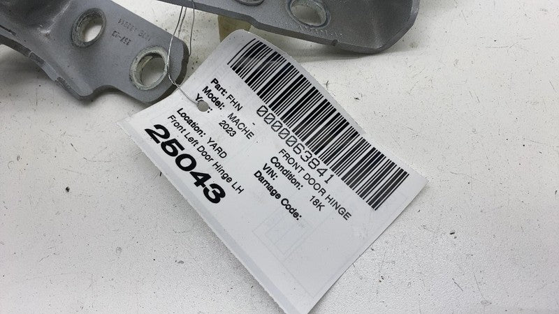 JX7BA22811 ⭕ 21-24 Ford Mustang Mach-E Front Left Upper & Lower Door Hinge OEM JX7B-A22811