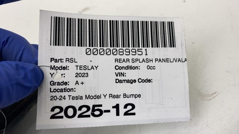 ⭕ 20-24 Model Y Rear Bumper Diffuser Lower Splash Shield Undertray 149