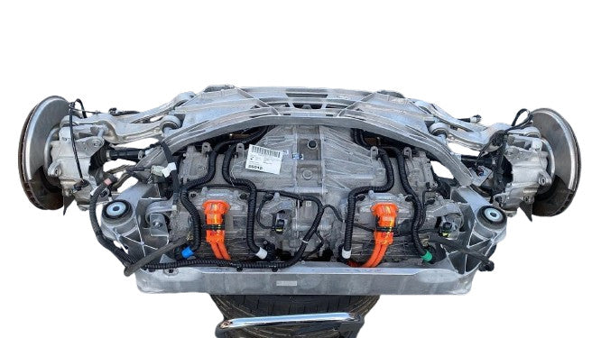 ⭕ 21-23 Model S Rear Drive Unit Motor + Subframe & Suspension Plaid 17