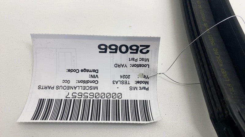 191098300E ⭕ 24-25 Model 3 Front Left Primary Body Weatherstrip Rubber Seal LH 1910983-00-E
