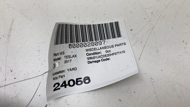 1047320 00 D ⭕ 2016-2020 Tesla Model X MX Rear Trunk Liftgate Trough Trim Left 1047320-00-D