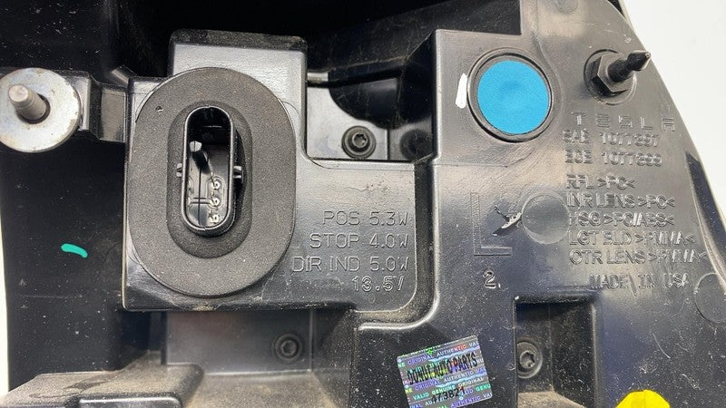 2017-2023 Tesla Model 3 Rear Driver Side Exterior Taillight Outer Tail