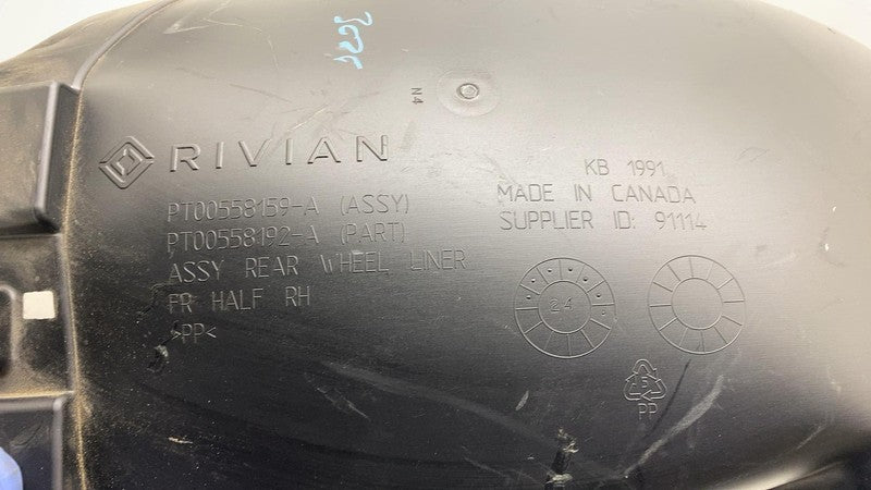 PT00558159A ⭕ 2025 Rivian R1S Rear Right Quarter Wheelhouse Liner Splash Shield PT00558159-A