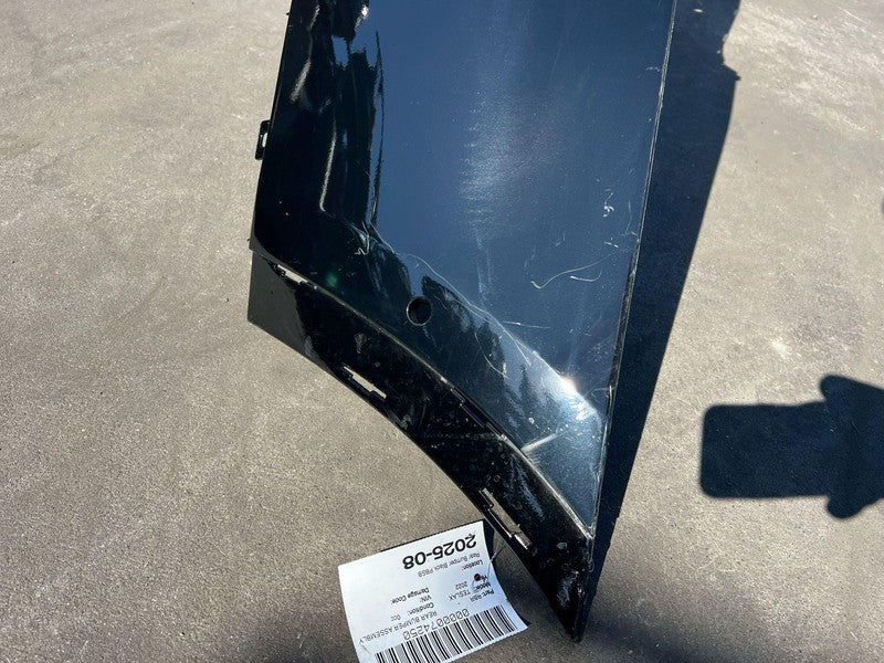 ⭕ 2021-2024 Tesla Model X Rear Bumper Cover Assy w/ Park Sensor Holes Black PBSB