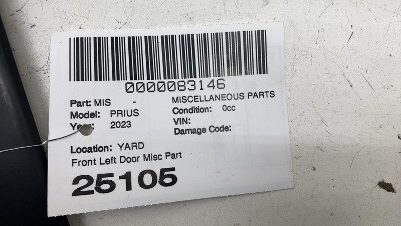 ⭕ 2023-2025 Toyota Prius Front Driver Side Door Window Applique Molding Left LH