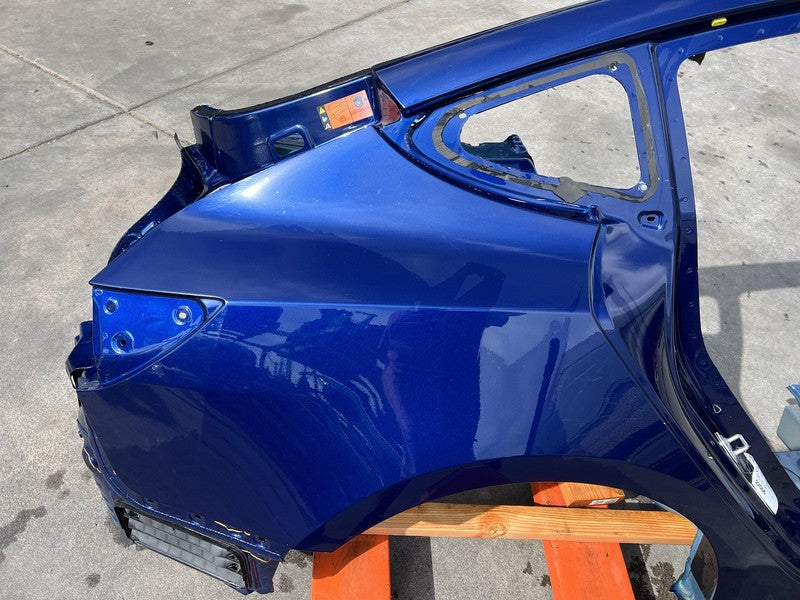 ⭕ 2017-2020 Tesla Model 3 Rear Right Quarter Panel Structural Cut Out Blue PPSB