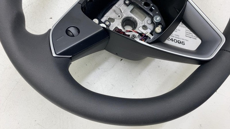 ⭕2024 2025 Tesla Model 3 Highland Steering Wheel And Controls Black 17