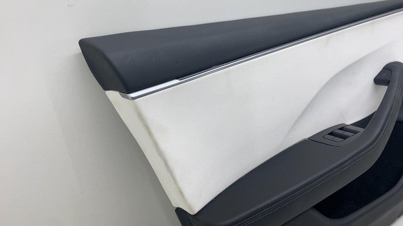 ⭕ 24-25 Tesla Model 3 Front Driver Side Highland Door Panel Trim Card Left White