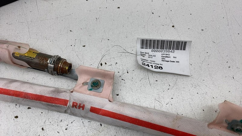 ⭕ 2012-2020 Tesla Model S Roof Curtain Safety Airbag Right Assembly 10