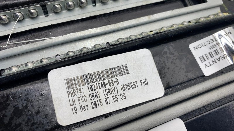 102423909B 12-15 Model S Left & Right Center Console Armrest Pad 1024239-09-B/1024240-09-B