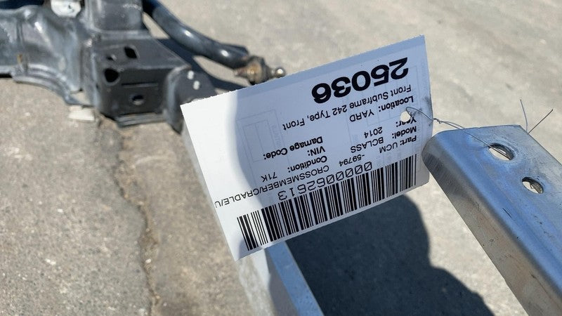 ⭕ 2014-2015 Mercedes-Benz B Electric Drive Front Subframe Crossmember Cradle