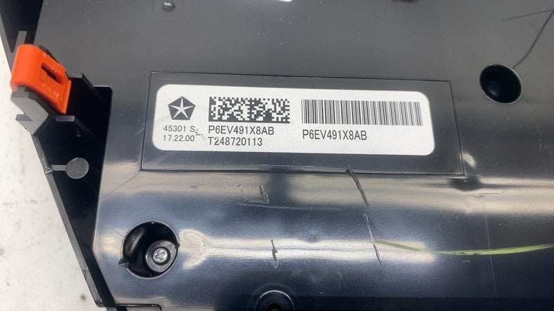 6EV491X8AB ⭕ 2018-2020 Chrysler Pacifica A/C Temperature Climate Control Panel 6EV491X8AB