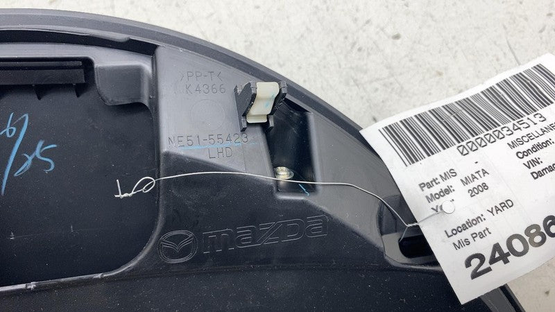 ⭕2006-2015 Mazda MX-5 Miata Black Speedometer Hood Cluster Trim Bezel