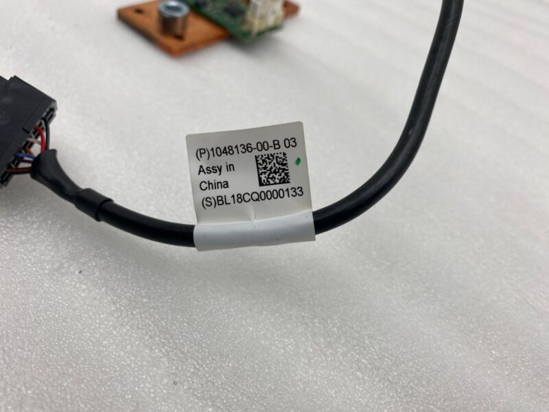 1048136 00 B ⭕16-20 Model S High Voltage Battery Shunt Conductor w/ Wiring Cable 1085023-00-A