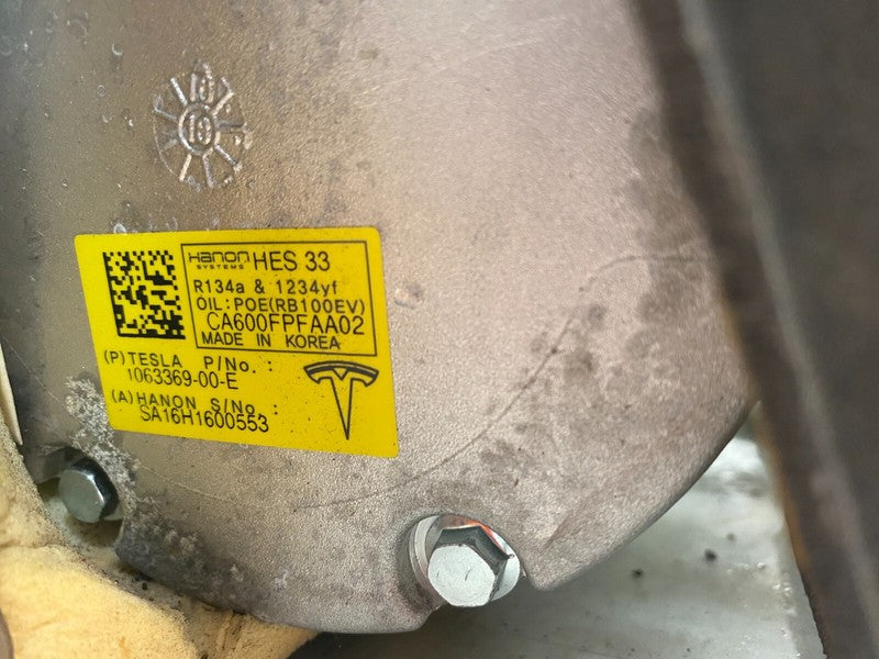 ⭕ 16-20 Tesla Model S Electric Air Conditioning A/C Compressor Pump 10