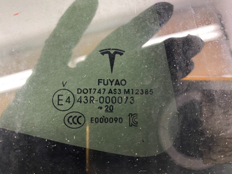⭕ 20-24 Model Y Rear Passenger Side Quarter QTR Window Glass Right 149