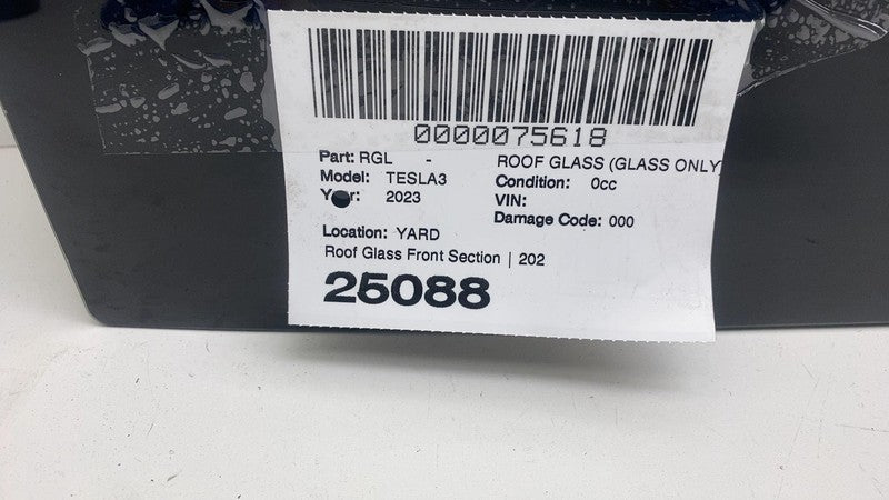 ⭕ 21-23 Model 3 Front Middle Panoramic Sun Moon Roof Window Glass 1587
