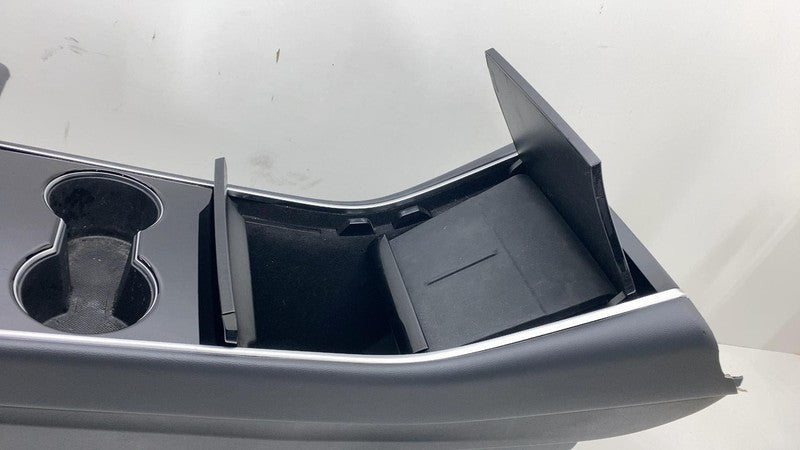 156149200A 17-20 Tesla Model 3 Front Center Console Armrest Cup Holder Carrier 1561492-00-A