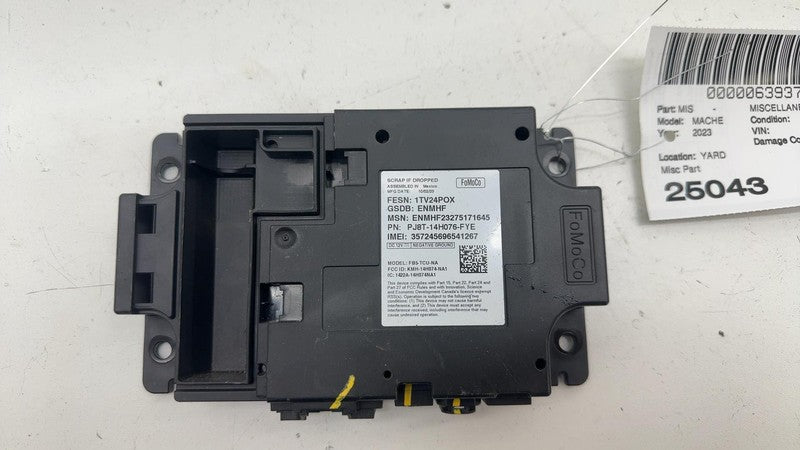 PJ8T-14H076-FYE ⭕2021-2024 Mustang Mach-E Telematic Communication Control Module PJ8T-14H076-FYE