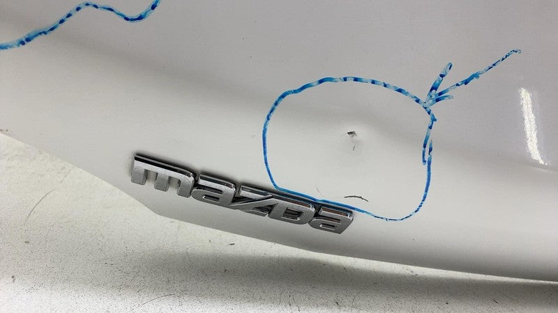 06-14 Mazda MX-5 Miata Tailgate Trunk Lid suit Soft Top Convertible White - 22V