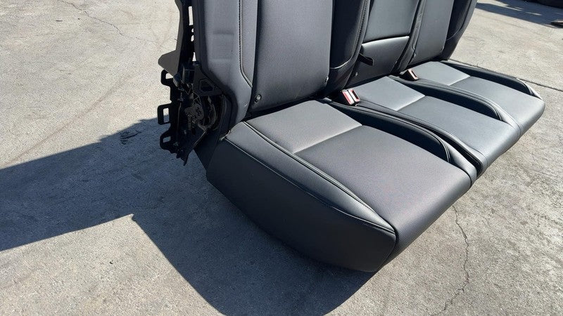⭕ 24-25 Tesla Cybertruck Rear 2nd Row Seat Upper & Lower Cushion Black Complete