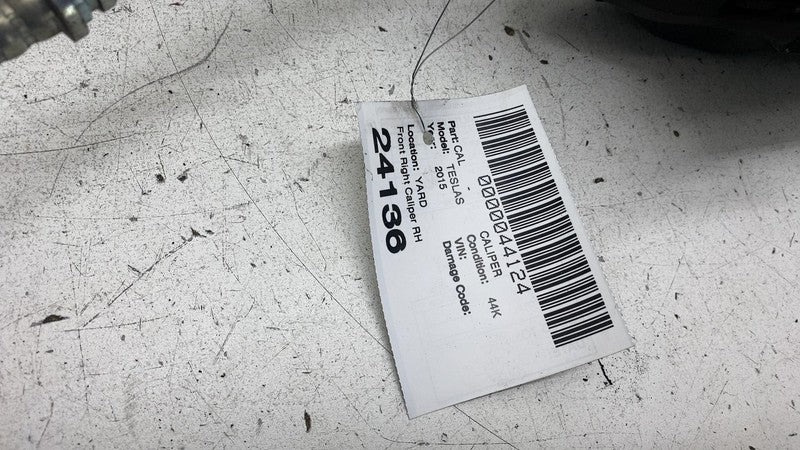 2012-2020 Tesla Model S MS Front Driver Side Caliper w/ Brake Hose Line Left OEM