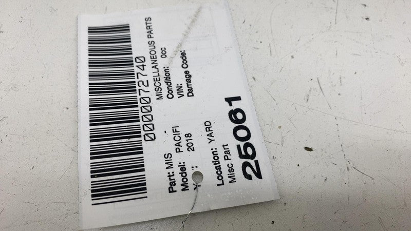 92000301AY ⭕ 2018 Chrysler Pacifica Rear Door Window Glass Sun Blind Shade OEM PX92000301AY