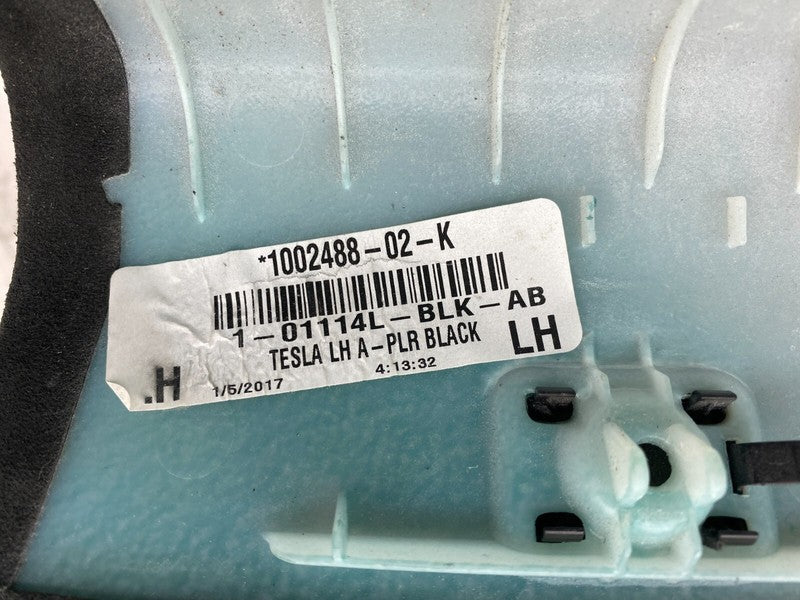 12-20 Model S Upper Front Left A-Pillar Trim Panel Cover w/ Speaker 10