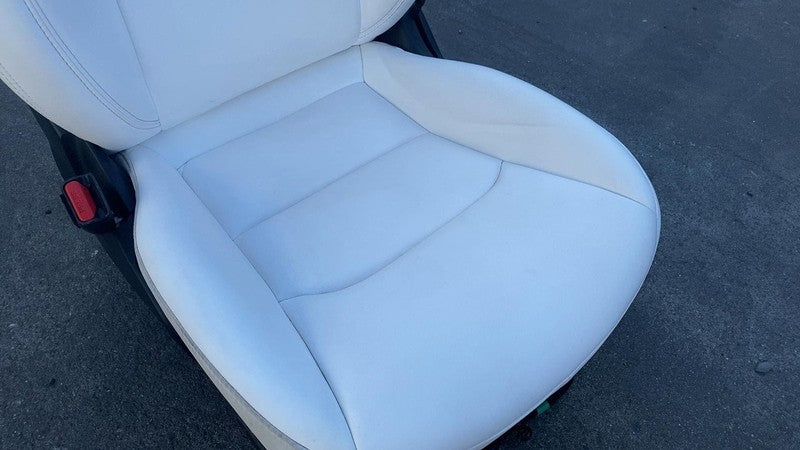 ⭕ 2017-2023 Tesla Model 3 Y Front Driver Side Seat Cushion Left White Assembly