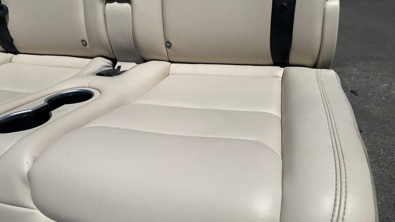 ⭕ 2016-2020 Tesla Model X Rear Left & Right 3rd Row Seat Leather White Assembly