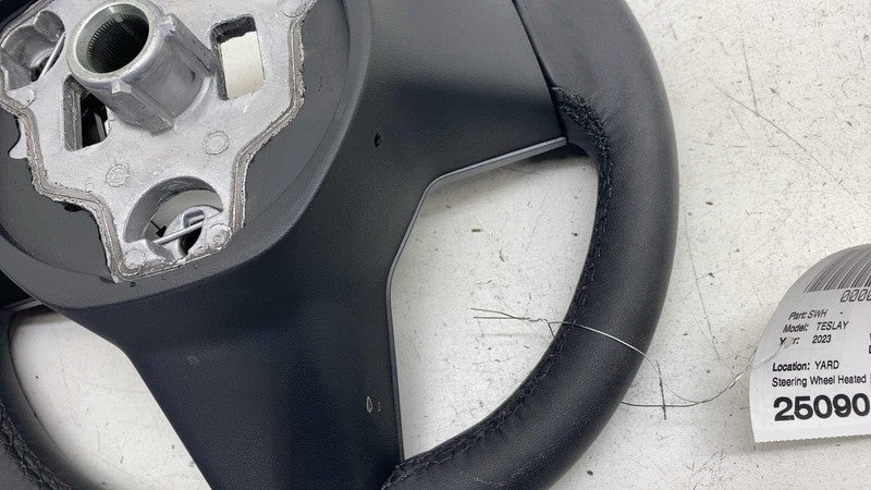 ⭕ 20-24 Tesla Model Y Steering Wheel Assembly Leather Black Heated 149
