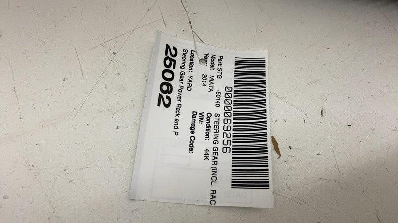 ⭕ 2006-2015 Mazda MX-5 Miata Steering Gear Power Rack & Pinion w/ Tie