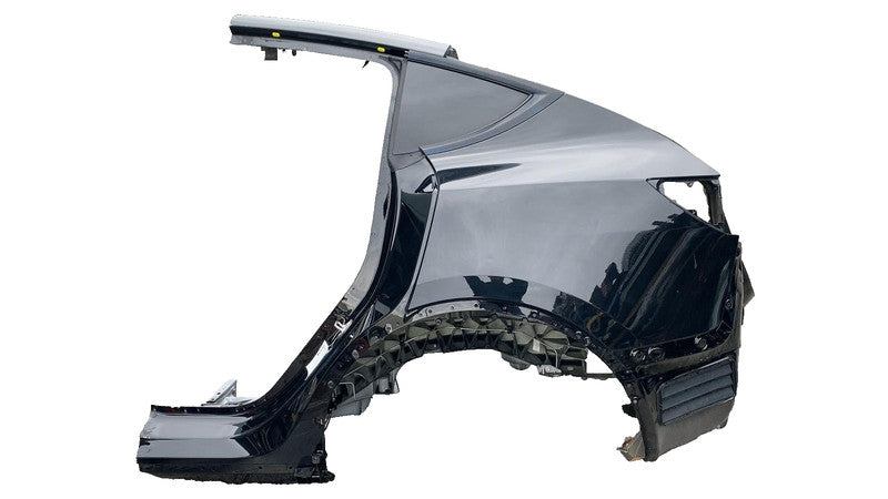 ⭕ 2020-2024 Tesla Model Y Rear Left Quarter Panel Structural Cutout Black - PBSB