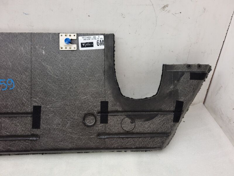 107240500E ⭕16-20 Model X 2nd Row Floor Trim Panel Carpet Mat Cover (6-Seater) 1072405-00-E