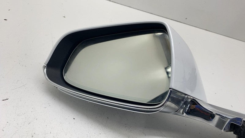⭕12-15 Tesla Model S Left Exterior Rear View Door Mirror White PPSW 60