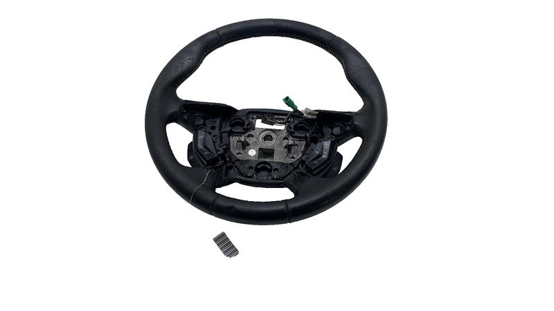 2013-2018 Ford C-Max Front Driver Steering Wheel Leather Black w/ Cont