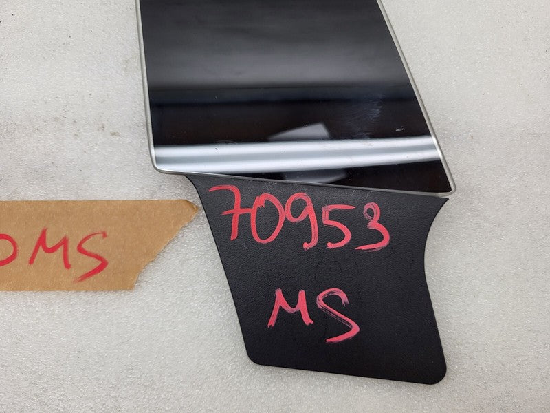 109230700C ⭕ 16-20 Model S Passenger B-Pillar Glass Applique w/ Camera Right 1092307-00-C