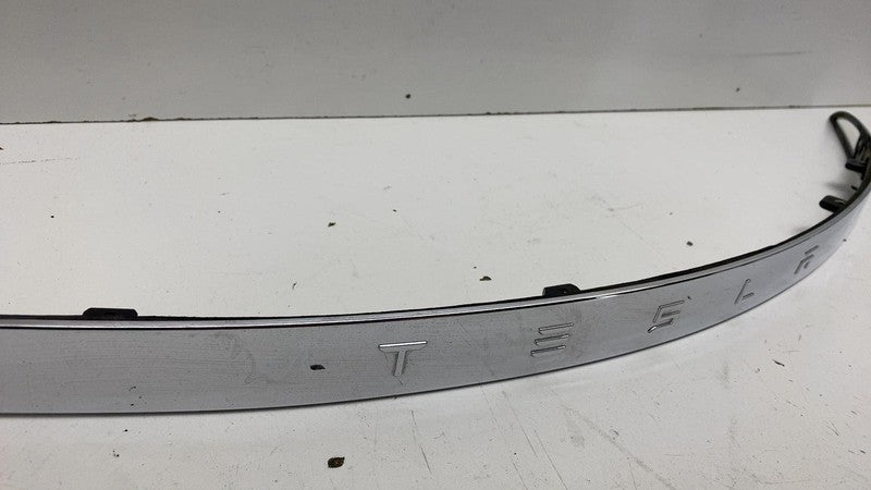 ⭕2012-2015 Model S Rear Liftgate Applique Trim Trunk Chrome Molding 10