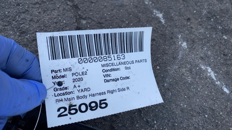 32212337 ⭕ 2021-2023 Polestar 2 Right Main Body Floor Wiring Harness Cable Wire 32212337