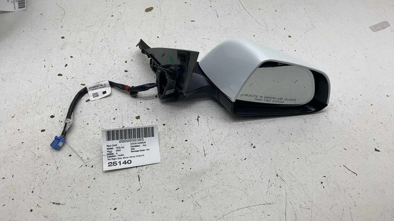 ⭕ 2021-2026 Tesla Model 3 Front Side Exterior Rear View Door Mirror Wh
