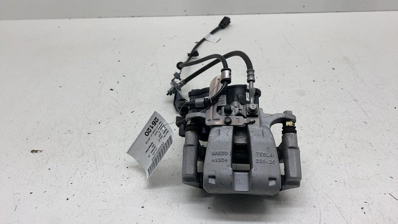 ⭕ 2020-2024 Tesla Model Y Rear Left Caliper w/ Brake Line Hose BASE 10