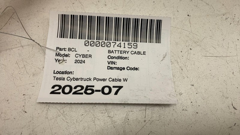 ⭕ 2024-2025 Tesla Cybertruck Drive Motor Power Cable Wire Harness 1987