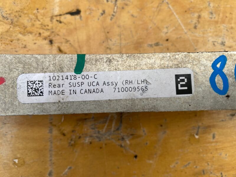 102141800C ⭕ 12-20 Tesla Model S Rear Suspension Upper Control Arm Link Left 1021418-00-C