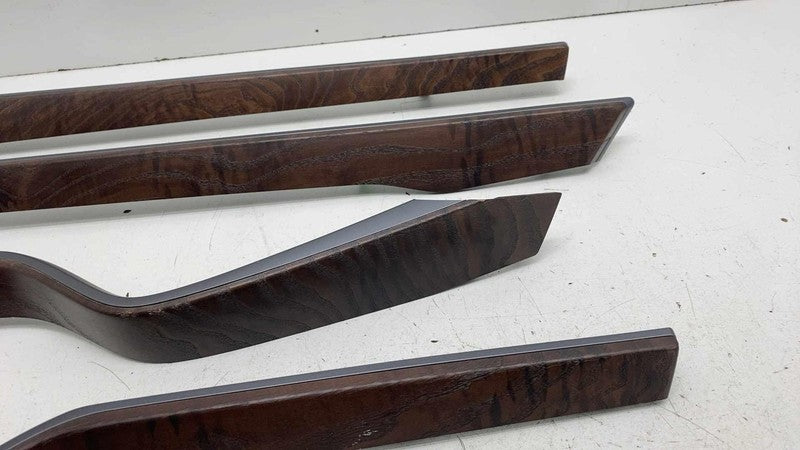 ⭕ 16-20 Model X Front & Rear Door Molding Trim Decor Left & Right Ash