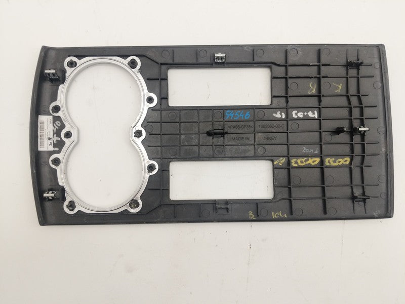 ⭕ 12-20 Model S Center Console Cup Holder Trim Cover Carbon Fiber 1002