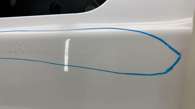 2012-2015 Tesla Model S MS Front Driver Side Door Shell Panel Left LH White PPSW