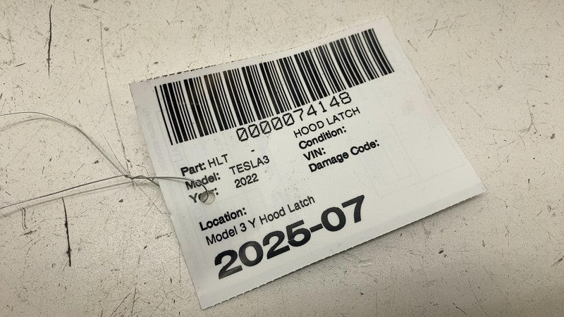 1500398-00-F ⭕ 17-24 Model 3 Y Front Bonnet Hood Lock Latch Actuator w/ Cable 1500398-00-F