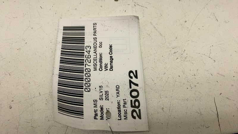 84362005 ⭕19-25 Chevrolet Silverado 1500 Rear Left Side Door Window Inner Seal 84362005