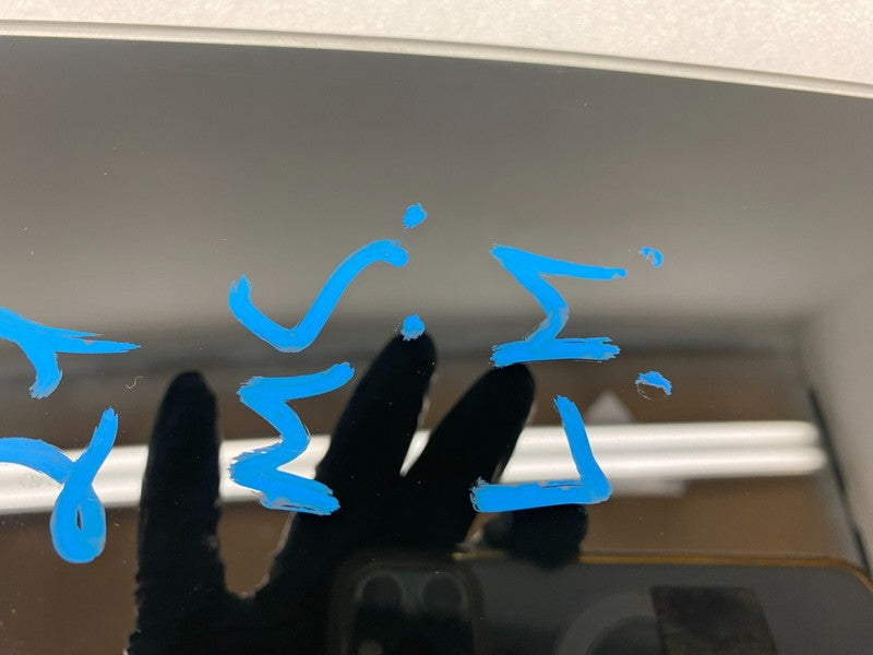 109230600G ⭕ 2016-2020 Tesla Model S Driver Side B-Pillar Applique Glass Left 1092306-00-G